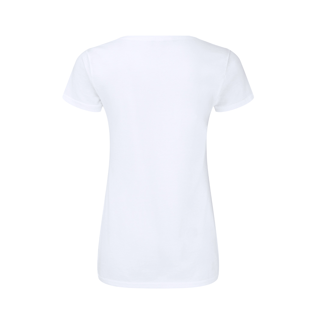 Camiseta Mujer Blanca Iconic V-Neck - Imagen 2