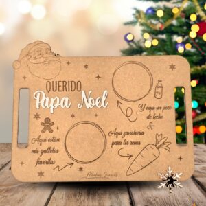 Bandeja Personalizada para Papá Noel